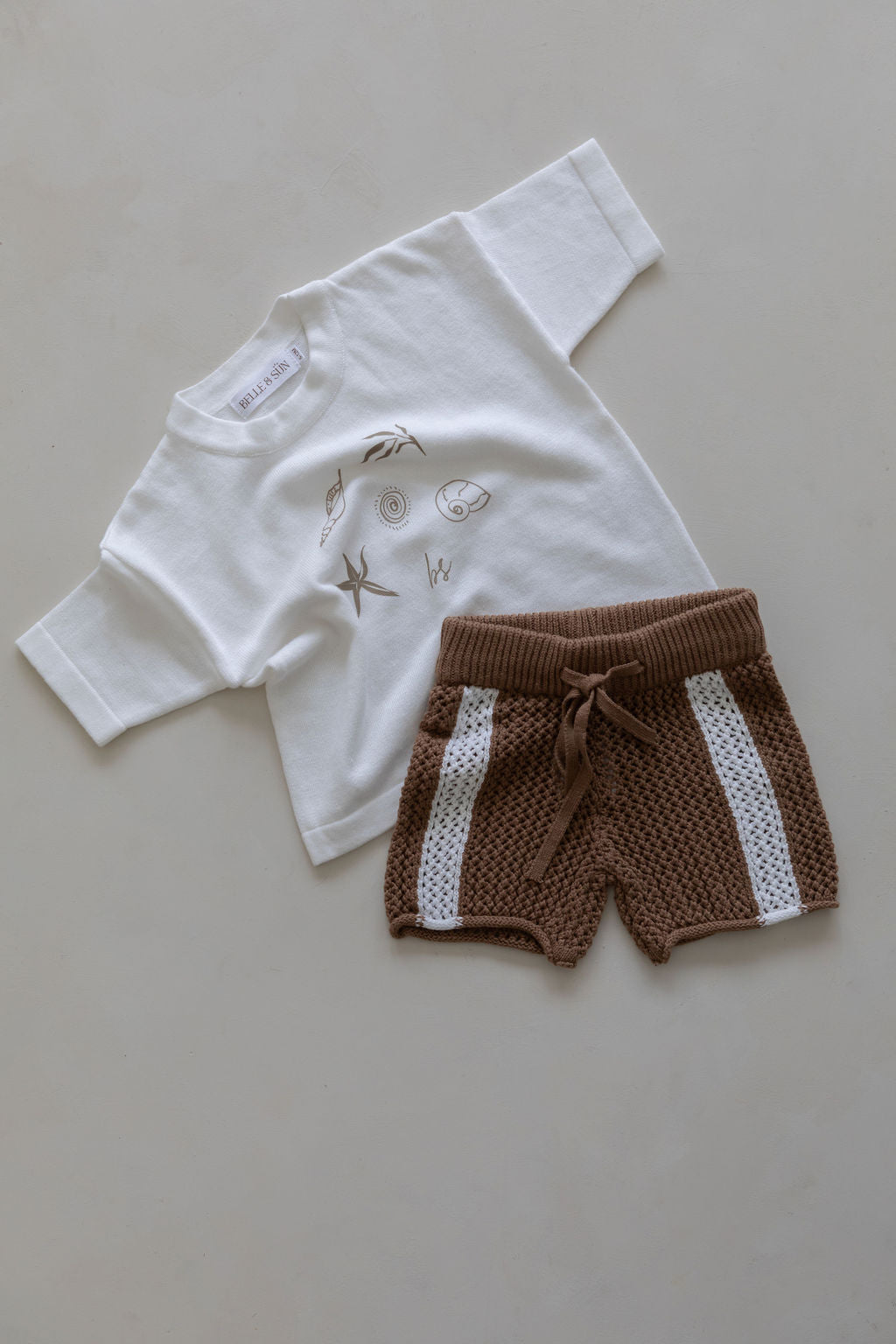 Crochet Shorts | Cacao Salt