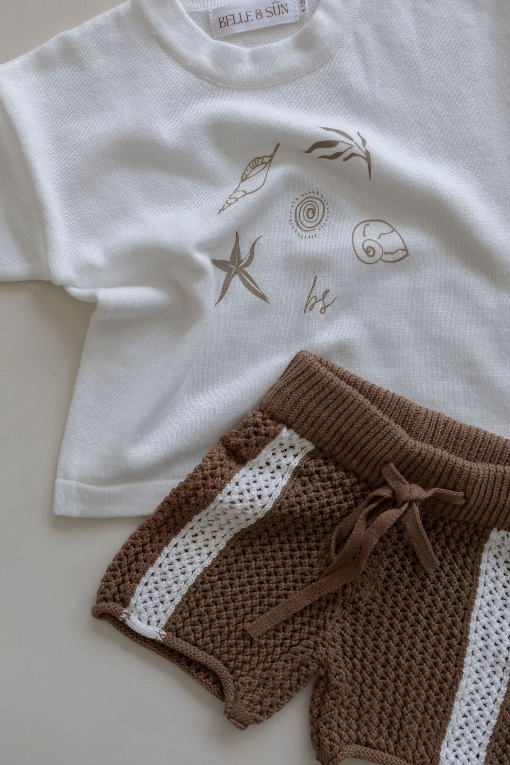 Crochet Shorts | Cacao Salt