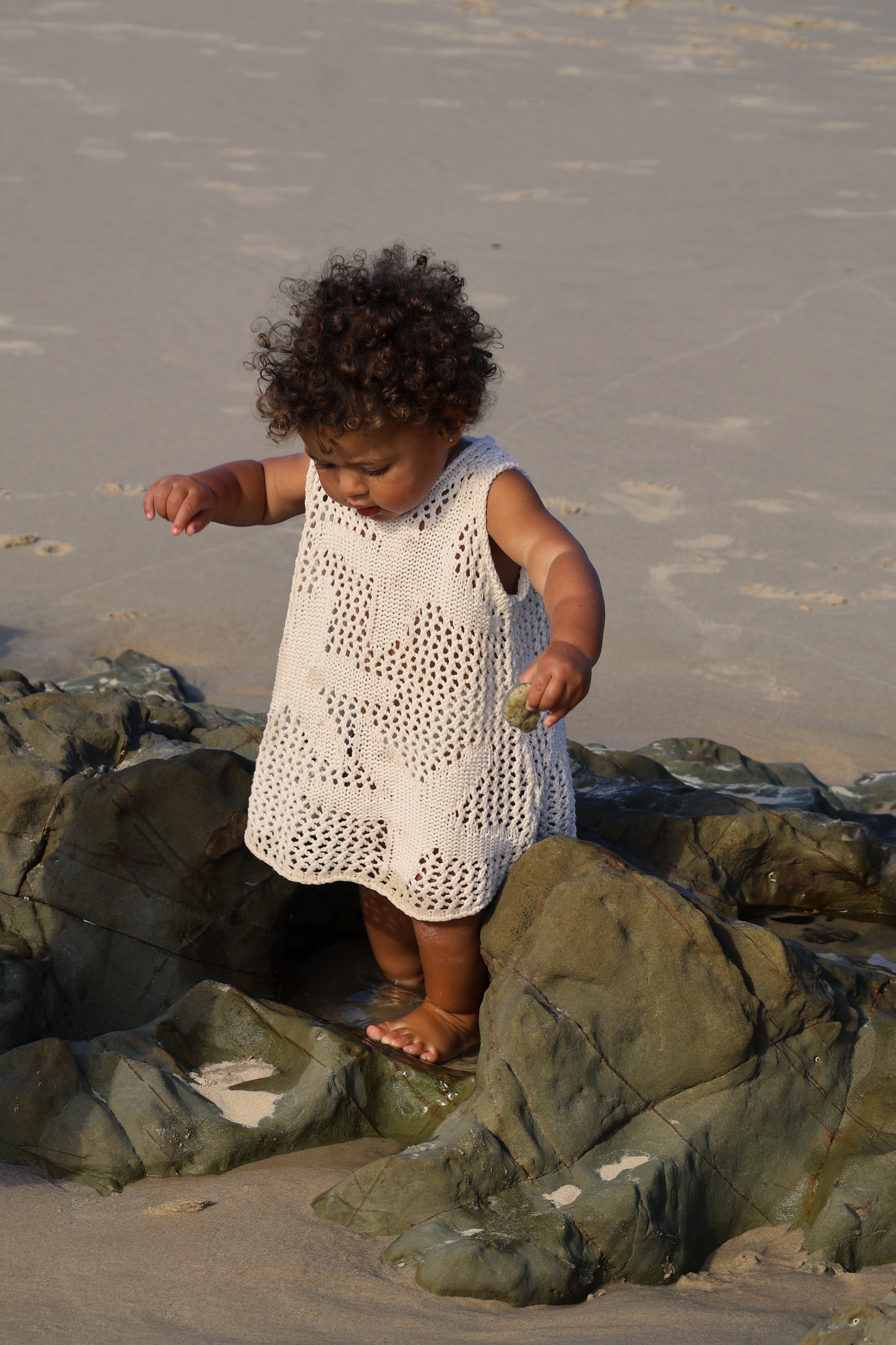 Crochet Sea-Star Dress | Natural