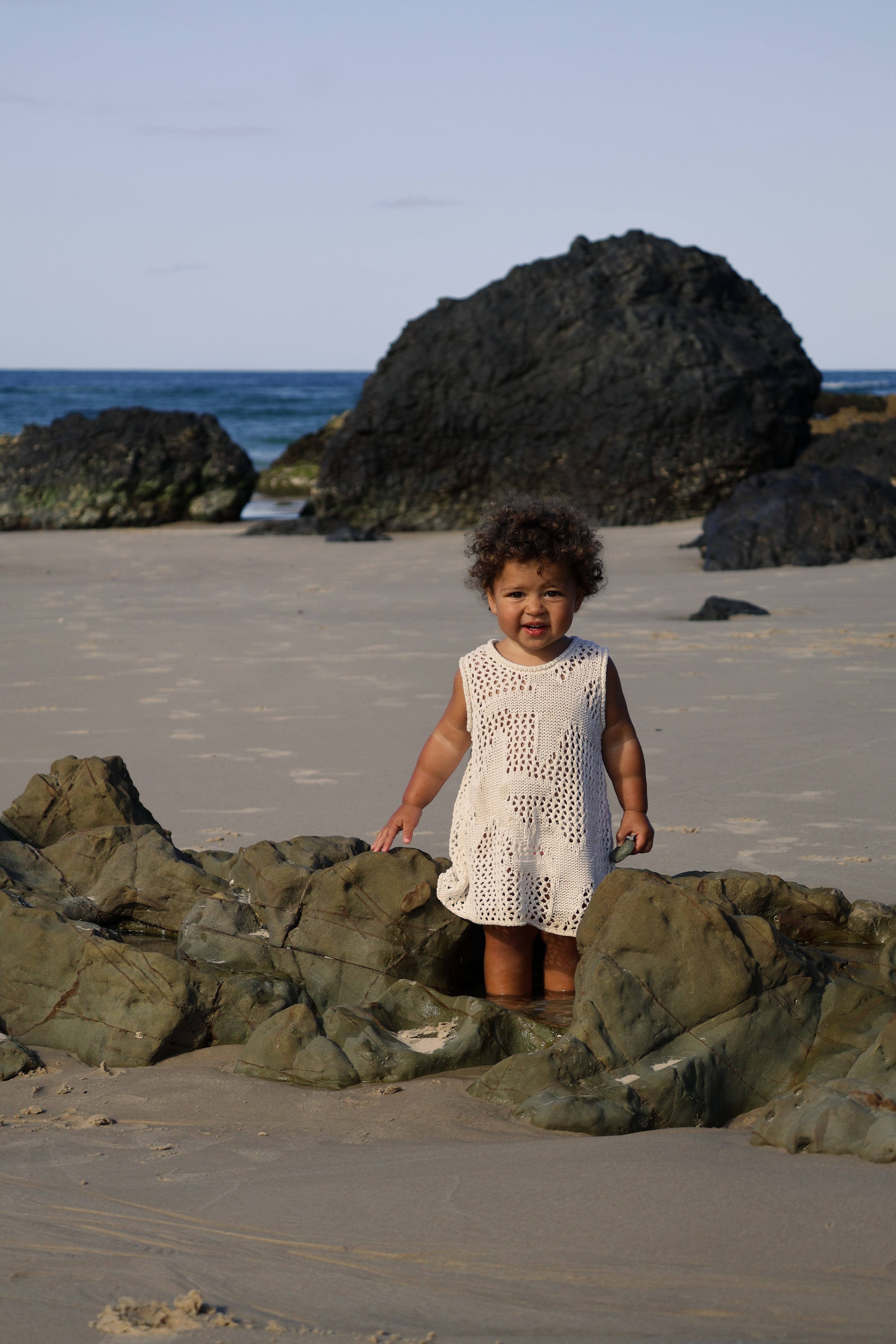 Crochet Sea-Star Dress | Natural