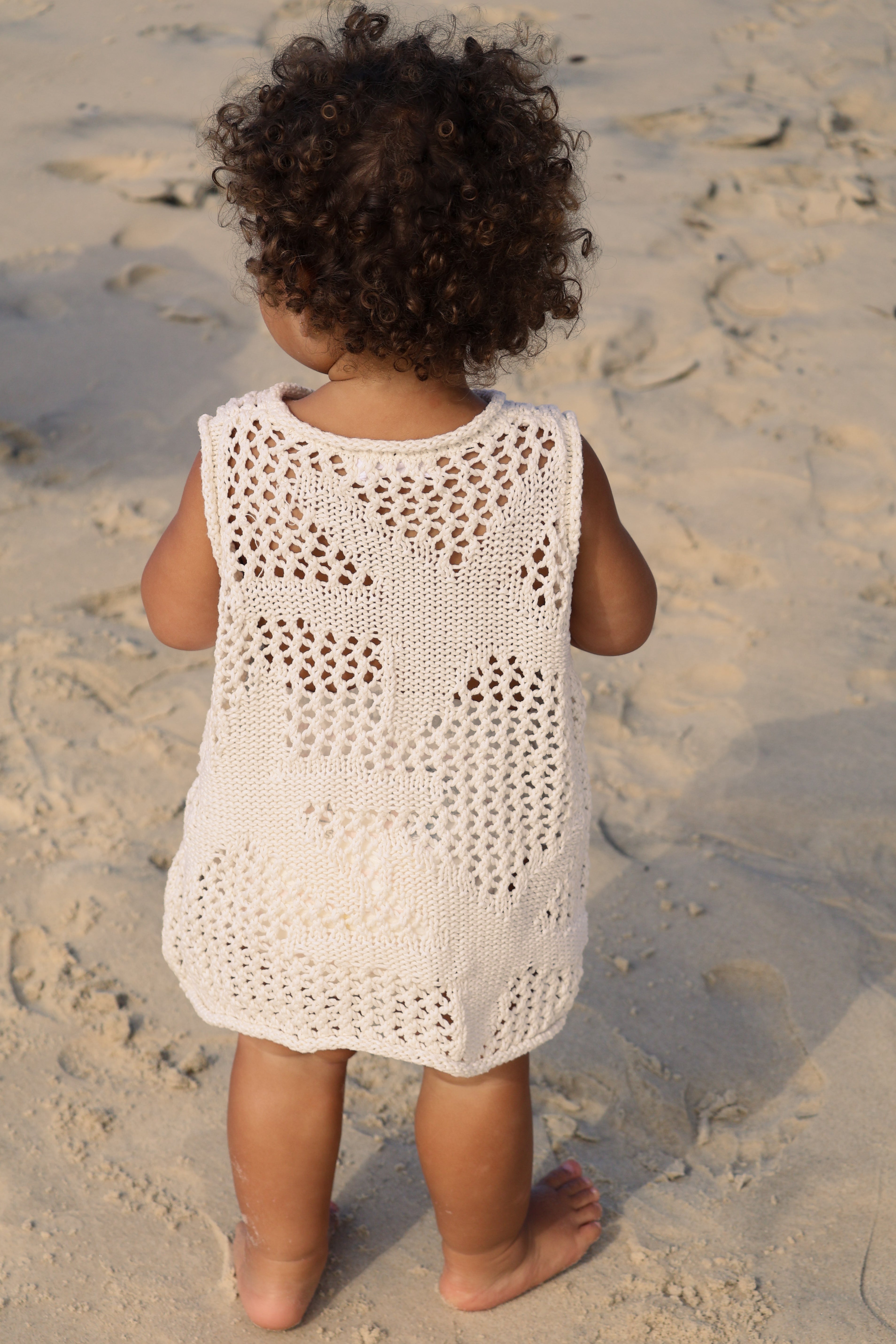 Crochet Sea-Star Dress | Natural
