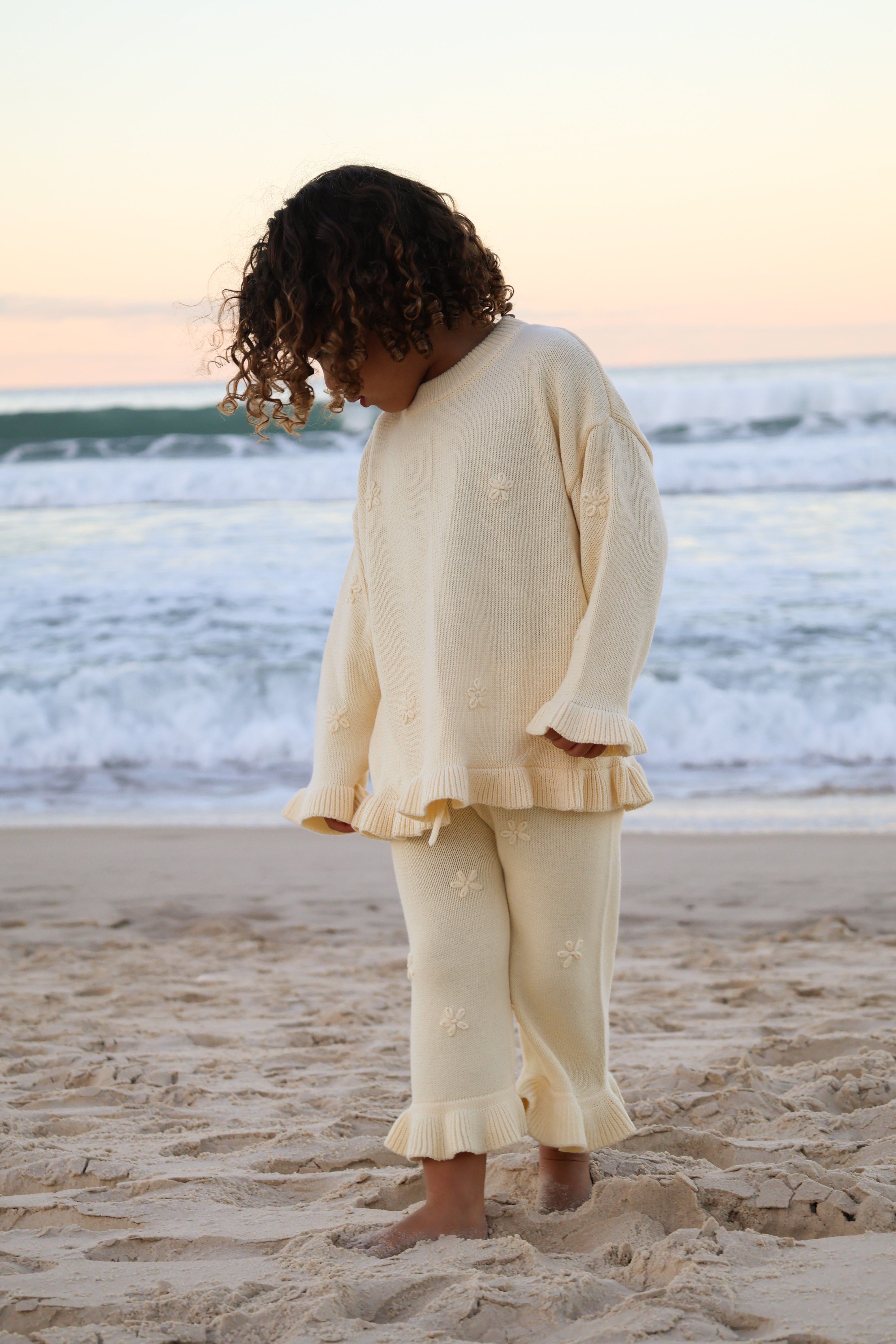 l'atelier du savon - PajamascheckhenrynebkT 、frill pants Frill Embroidery Pants | Citrus