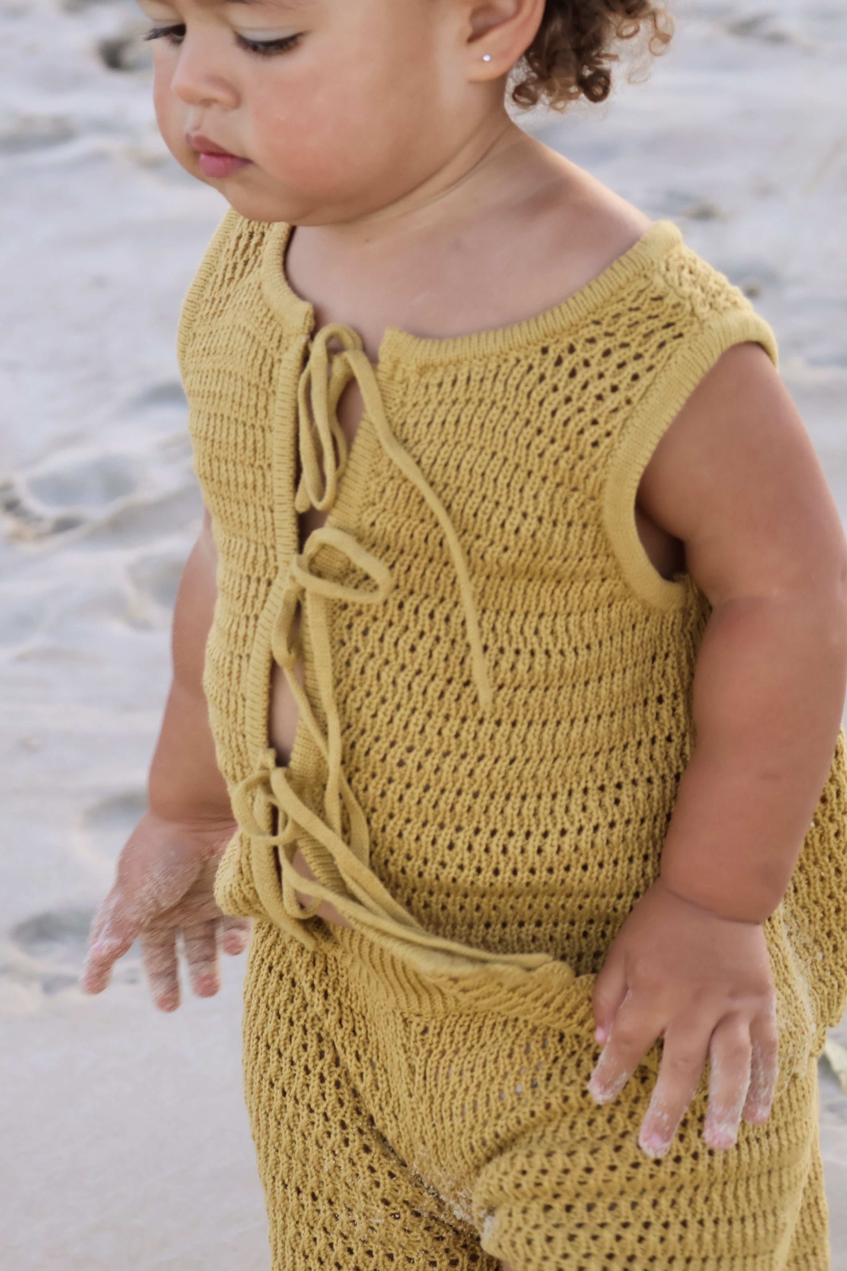 Crochet Tie-up Top | Marigold